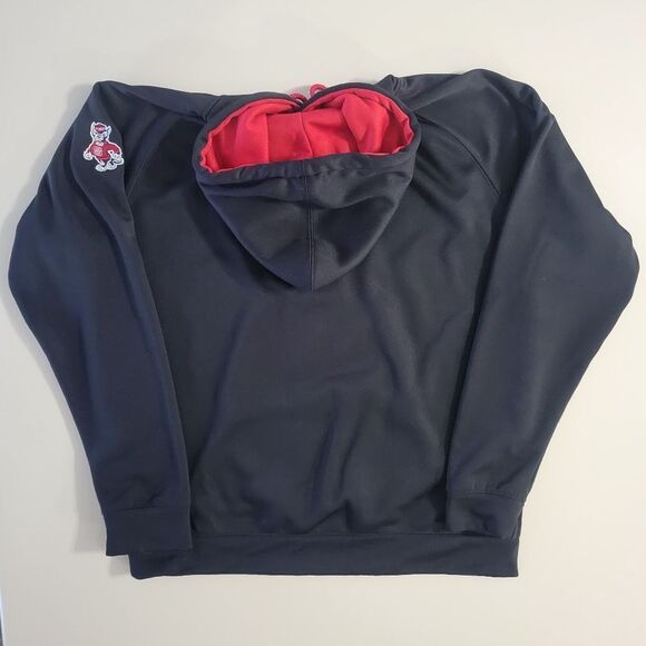 Stadium Athletics Men's Black NC State Wolfpack Pullover Hooded Sweatshirt - Picture 14 of 15